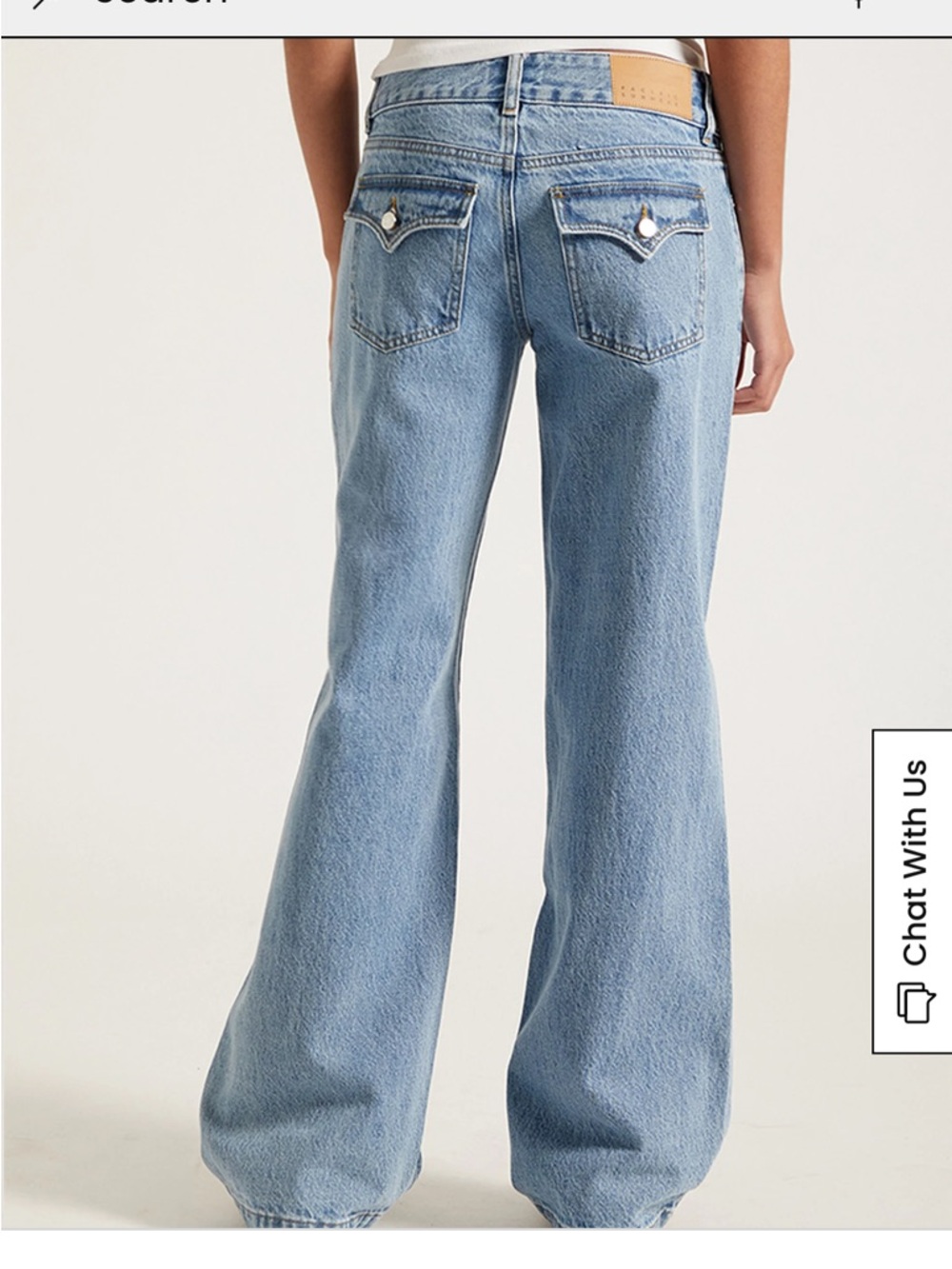 PacSun Casey Jeans with fold over pocket